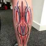 Pinstripe tattoo