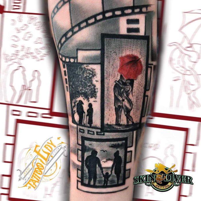 Tattoo Film Roll Art