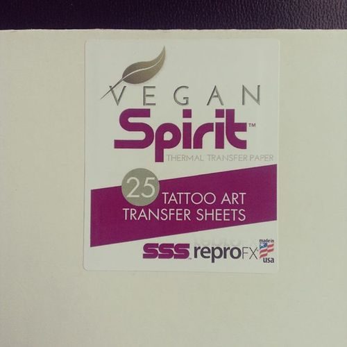 Vegan Spirit Stencil Paper